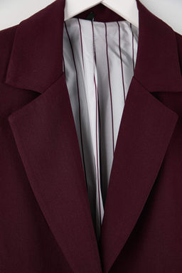 Ozel Koleksiyon Murdum Cizgili Astarl? Normal Kal?p Yumusak Kumas Blazer Ceket TWOAW26BC00057 - Trendyolmilla фото 7