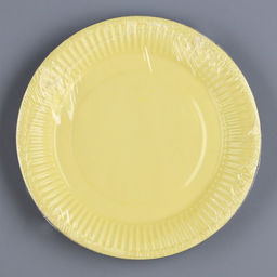 Цена за 10 шт. Тарелка бумажная Банановый, однотонная, 18 см - Страна карнавалия фото 9