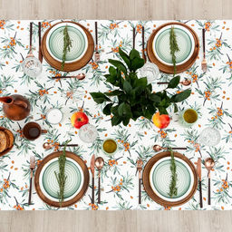 Скатерть Этель Berry garden 149×220 см, 100% хлопок, репс 210 г/м²