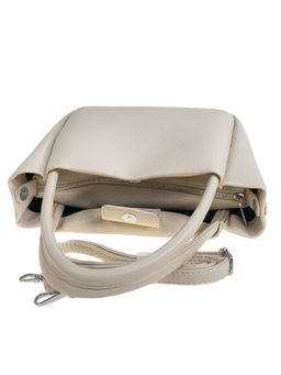 Женская сумка из искусственной кожи, цвет молочный - Greta фото 2