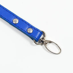 Поводок Основа 120 х 1,5 см, синий - Пижон фото 2