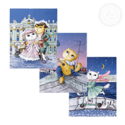 Набор полотенец из рогожки "Променад" 45*60/3 шт. - 45*60 Полотенца из рогожки