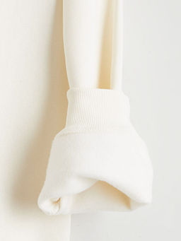 Bisiklet Yaka K?z ?ocuk Kal?n Sweatshirt