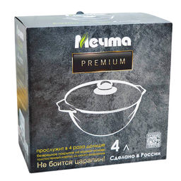 PREMIUM BLUE Казан для плова 4,0л АП, арт. 54903