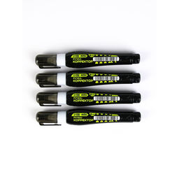 Корректор - ручка, 8 мл, металлический наконечник, набор 4 шт. «Черный неон»