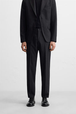 PINSTRIPE SUIT TROUSERS - Zara фото 2
