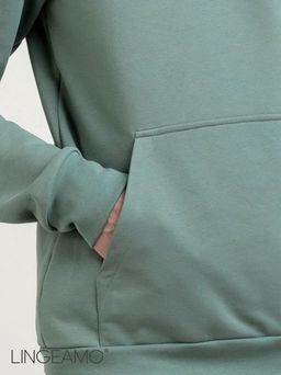 Мужской худи из футера LINGEAMO хаки ВК-33 (125)
