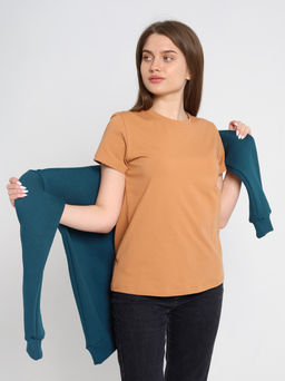 Футболка женская классика Bearcape (корица)