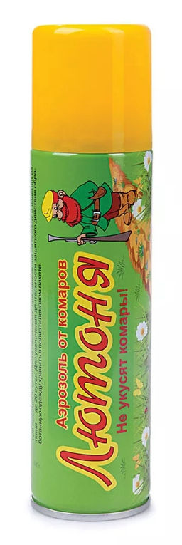 Лютоня аэрозоль от комаров 210 см.куб/24 /Химия В.хоз/