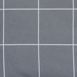 Постельное бельё Этель 2 сп Клетка цвет серый 175х215, 200х220, 50х70-2 шт, бязь, 125 г/м2 фото 3