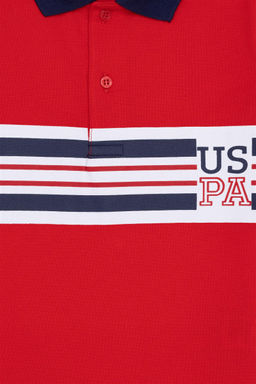 Красная футболка-поло для мальчика Неожиданная скидка в корзине - U.s. polo assn фото 6
