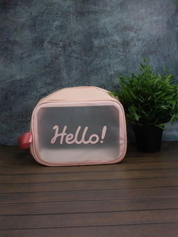 Косметичка "Hello", pink (18х25х11 см)