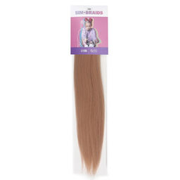 SIM-BRAIDS Канекалон однотонный, гофрированный, 65 см, 90 гр, цвет блонд(#24) - Queen fair фото 3