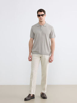 Polo Yaka Erkek Triko Kazak