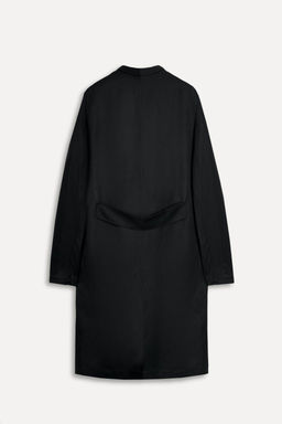 STRAIGHT LINEN BLEND COAT 50TH ANNIVERSARY - Zara фото 3