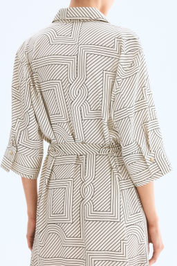 Vestido camisero con cintur?n - H&m фото 7