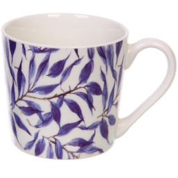 Цена за 2 шт. Кружка керамическая 370мл "Цветы" , микс рисунков