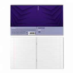 Цена за 5 шт. Тетрадь общая ученическая ErichKrause Duotone Next, 48 листов, линейка_MIX-PACK  фото 8