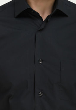 Сорочка мужская длинный рукав GREG 340/119/BLK