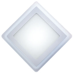Свет-к с/д встраиваемый (квадрат) LE LED 2BCLS 16W 3/6K (20) (голубое свечение) (10317110/140618/001