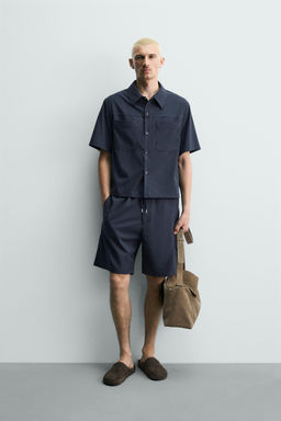 BERMUDA T?CNICA RELAXED FIT / Azul