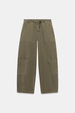 OVERSIZE CARGO TROUSERS - Zara фото 2