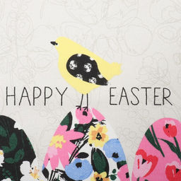 Полотенце кух. Доляна Happy easter 28х46 см, рогожка, 100% хл, 160г/м2  фото 10