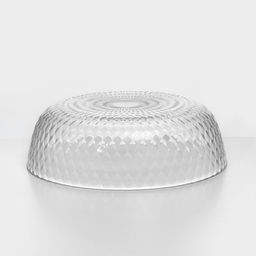 Цена за 6 шт. Тарелка глубокая «Идиллия», d=18 см, стекло, прозрачная