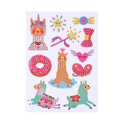 Мозаика алмазная "В мире альпак" в коробке