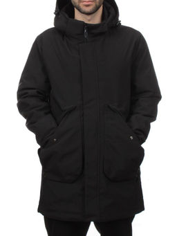 2180 BLACK Куртка мужская зимняя облегченная (130 гр. холлофайбер) - Fashion фото 2