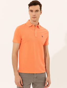 Somon Polo Yaka Slim Fit Basic T-Shirt