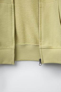QUARTER-ZIP SWEATSHIRT WITH SLOGAN - Zara фото 5