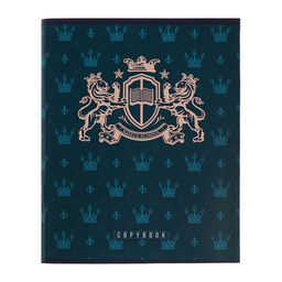 Комплект тетрадей из 4 штук, 96 листов в клетку Calligrata "King's school", обложка мелованный картон, блок офсет