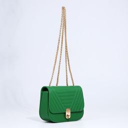 Сумка-мессенджер на клапане, цвет зелёный - Simaland фото 7