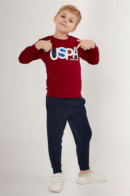 U. S. Polo Assn Бордовый пижамный комплект для мальчика - U.s. polo assn фото 7