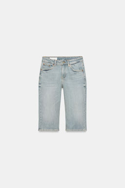 JEANS TRF CAPRI TIRO MEDIO / Azul - Zara фото 5