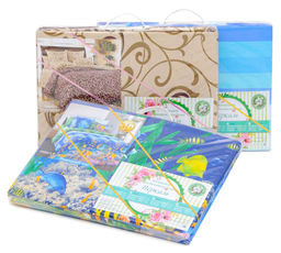 Комплект постельного белья перкаль СТЕП Семейный
Комплектация
Пододеяльник 2 шт.- 150х215, простынь - 220х240, наволочки 2 шт.- 70х70 - ИП Марков С.Н фото 3