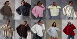 Свитер over с прямым рукавом