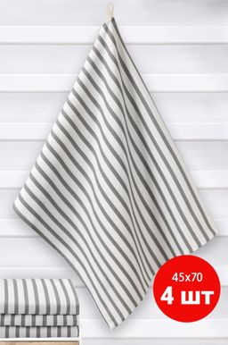 Набор полотенец из рогожки 4 шт Happy Fox Home  фото 13
