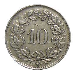 10 раппенов 1944 года Швейцария