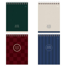 Цена за 2 шт. Блокнот А6 80л. на гребне "Моноколор. Паттерн" ("BG", Б6гр80 62554)