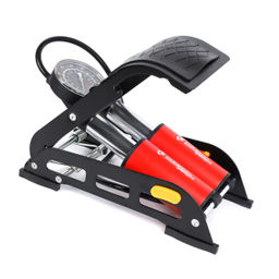 Насос ножной с манометром COMIRON FUJIN 2, стальная рама, алюминиевый цилиндр Presta-Schrader-Dunlop, 8,3 бар. Два поршня. /уп 10 - ГалеонТрейд фото 11