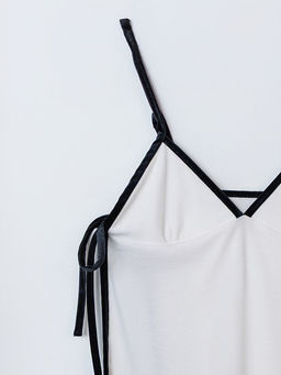 Комплект домашний женский с велюровыми завязками по бокам - Mark formelle фото 6