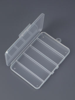 Органайзер для хранения мелочей, с подвесом, 5 ячеек, 15×10.5×1.8 см, прозрачный