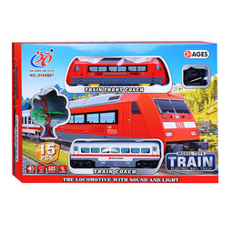 Железная дорога "Train front coach" в коробке