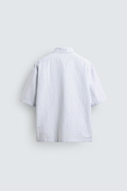 Поло CAMISA POLO BOXY FIT в полоску