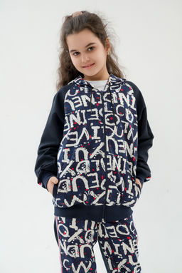 Костюм подростковый из футера 2-хн джемпер и брюки SportLand буквы - Амадэль фото 13