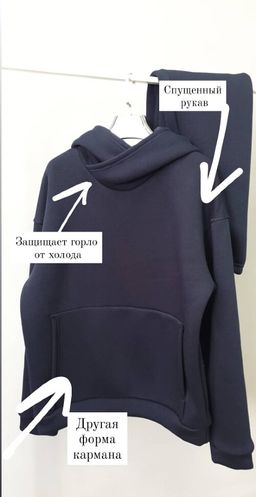 Костюм мужской утепленный ПРЕМИУМ качество, С НАЧЕСОМ футер 3х нитка - Knitka wear фото 6