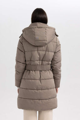 Водонепроницаемая парка из искусственного меха с капюшоном - Defacto фото 10