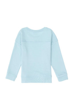 Базовый свитшот водно-зеленого цвета для девочек Неожиданная скидка в корзине - U.s. polo assn фото 2